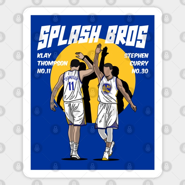 Splash Bros Sticker by Luna Illustration